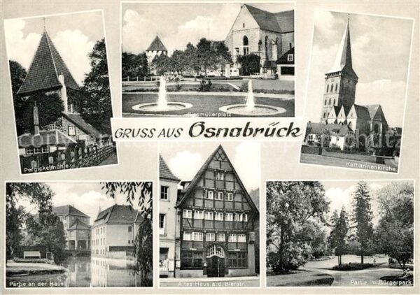 Osnabrueck Katharinenkirche Bürgerpark Hase