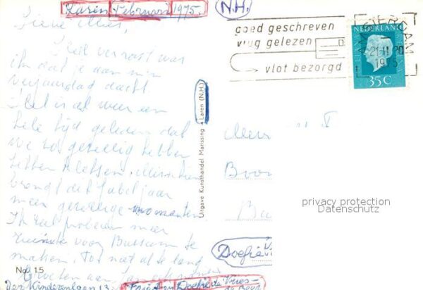 Laren Netherlands Denkmal Ortsansicht – Bild 2