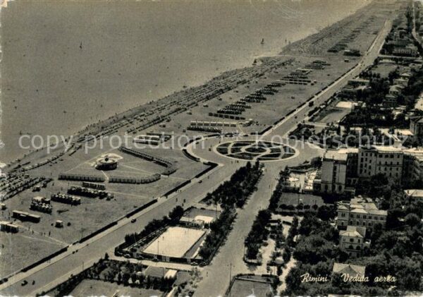 Rimini Fliegeraufnahme Strand