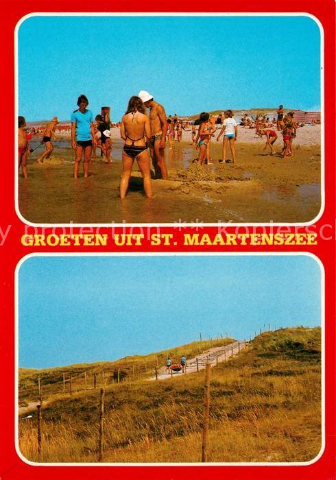Maartenszee St Strand Dünenweg