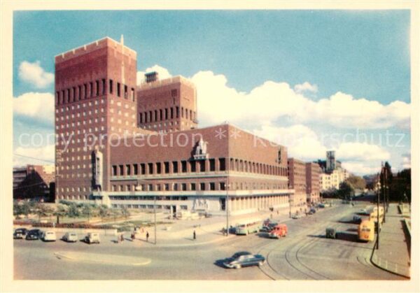 Oslo Norwegen Rathaus