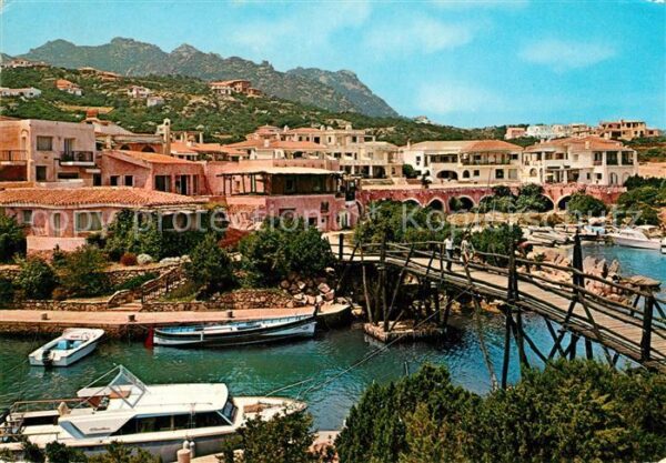 Porto Cervo Hafen Brücke Panorama