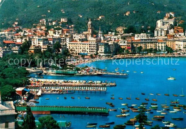 Rapallo Hafen Panorama