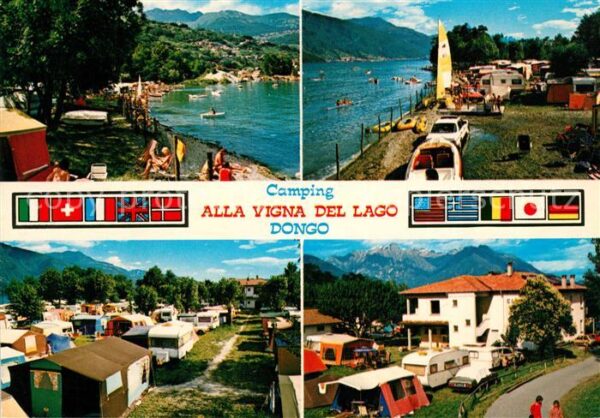 Dongo Lago di Como Camping Alla Vigna del Lago