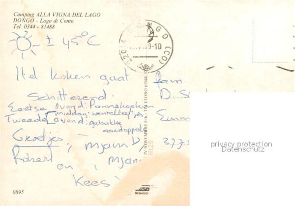 Dongo Lago di Como Camping Alla Vigna del Lago – Bild 2