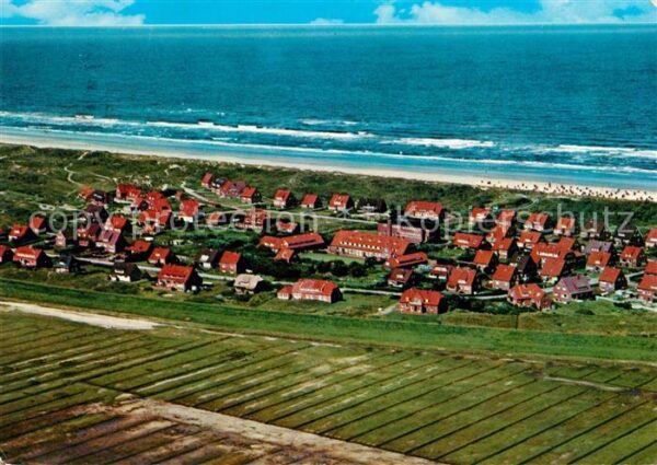 Juist Nordseebad Fliegeraufnahme Strand
