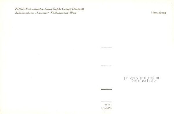 Kuehlungsborn Ostseebad Erholungsheim Schwerin Objekt Georgij D – Bild 2