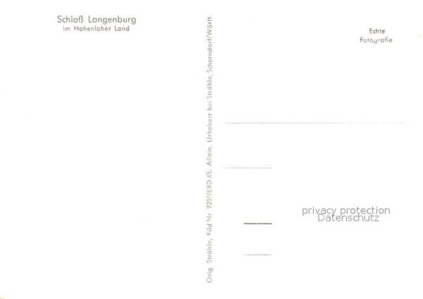 Langenburg Wuerttemberg Schloss Hohenloher Land Fliegeraufnahme – Bild 2