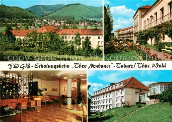 Tabarz FDGB Erholungsheim Theo Neubauer Tanzba