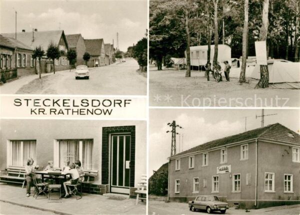 Steckelsdorf Strassenpartie Campingplatz Gaststätte