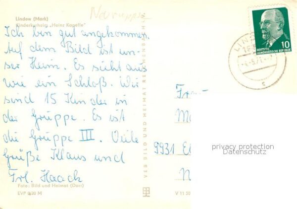Lindow Mark Kinderkurheim Heinz Kapelle – Bild 2
