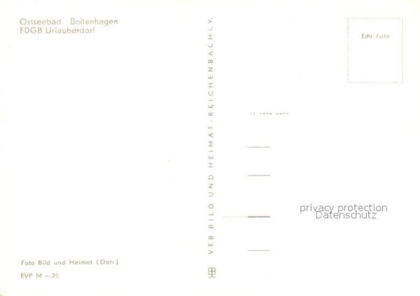Boltenhagen Ostseebad FDGB Urlauberdorf – Bild 2
