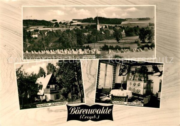 Baerenwalde Panorama Felder Ferienheim Hubertushöhe