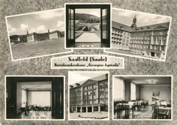 Saalfeld Saale Kreiskrankenhaus Georgius Agricola Teil