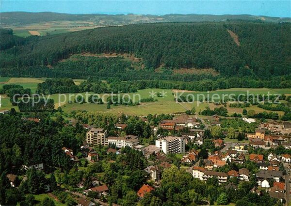 Bad Koenig Odenwald Teilansicht mit Odenwaldklinik Fliegera