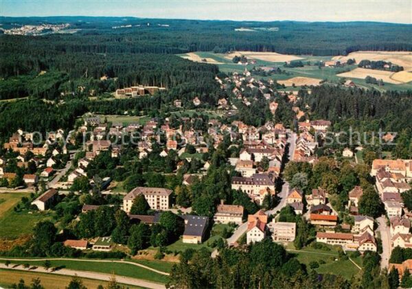 Koenigsfeld Schwarzwald Kurort Fliegeraufnahme