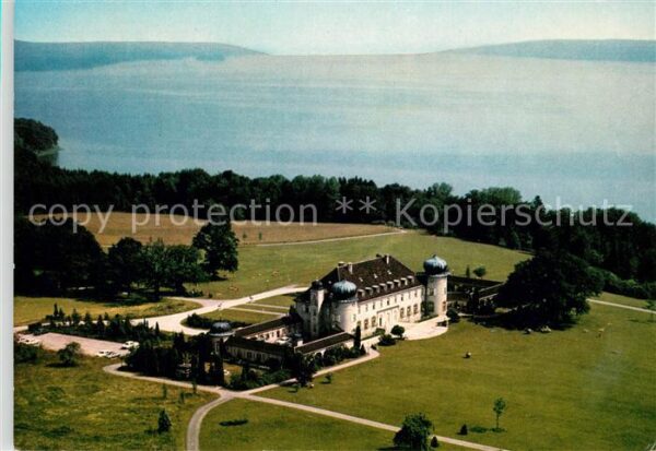 Bernried Starnberger See Klinik Höhenried Fliegeraufnahme