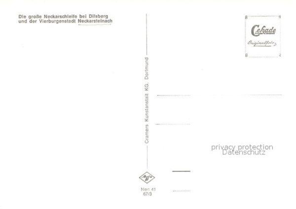 Dilsberg Grosse Neckarschleife Fliegeraufnahme – Bild 2