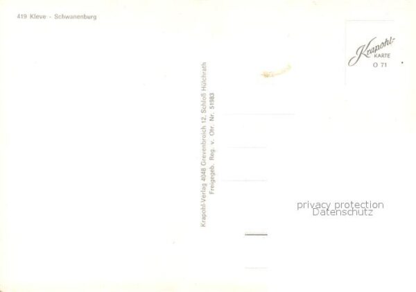 Kleve Schwanenburg Fliegeraufnahme – Bild 2