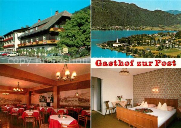 Ossiach Gasthof Espresso Zur Post Gastraum Zimm