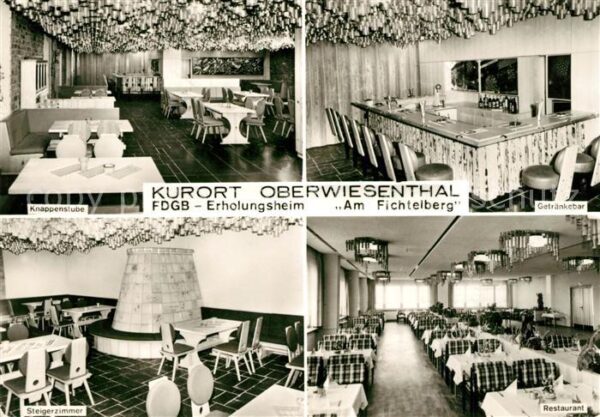 Oberwiesenthal Erzgebirge FDGB Erholungsheim Am Fichtelberg Knapp