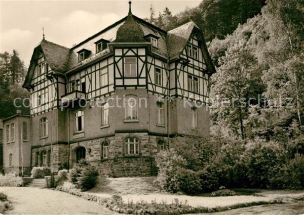 Thal Ruhla Bad FDGB Erholungsheim am Schossberg