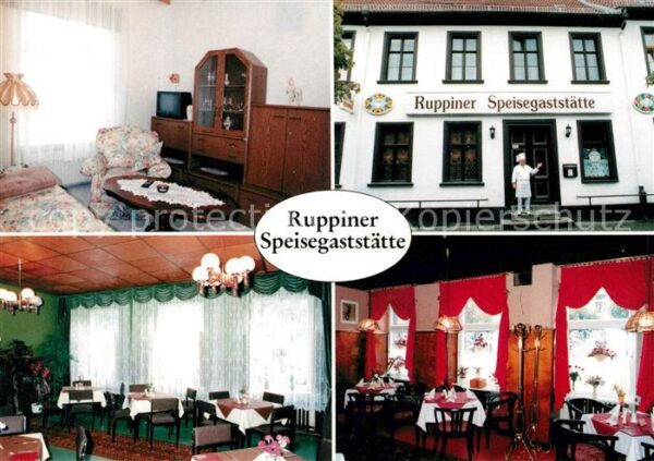 Neuruppin Ruppiner Speisegaststätte Zimmer Gasträ