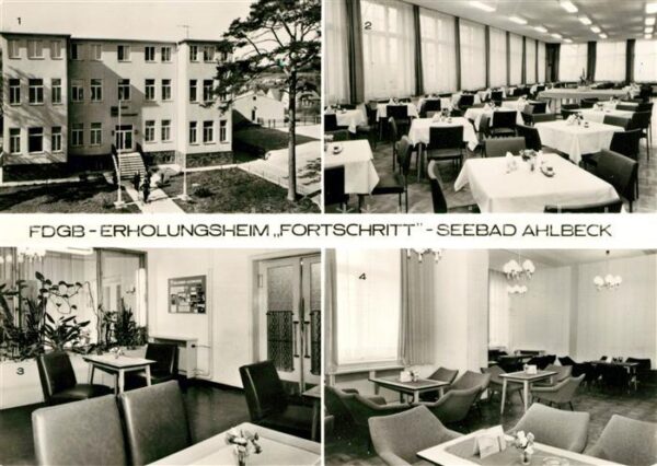 Ahlbeck Ostseebad FDGB Erholungsheim Fortschritt Speisesa