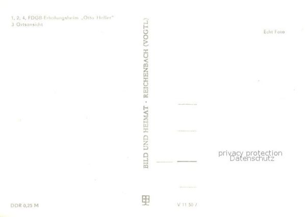 Ernstroda FDGB Erholungsheim Otto Heller Ortsansi – Bild 2