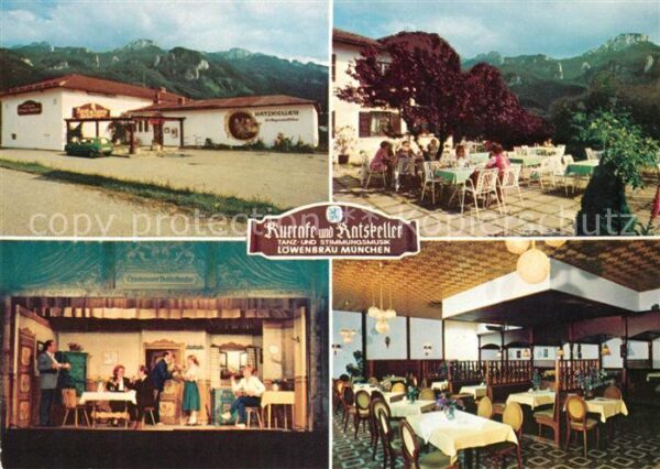 Aschau Chiemgau Kurcafe und Ratskeller Kurtheater Chiem