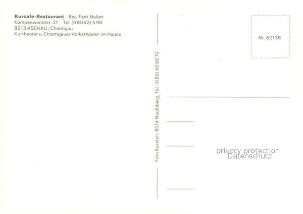 Aschau Chiemgau Kurcafe und Ratskeller Kurtheater Chiem – Bild 2
