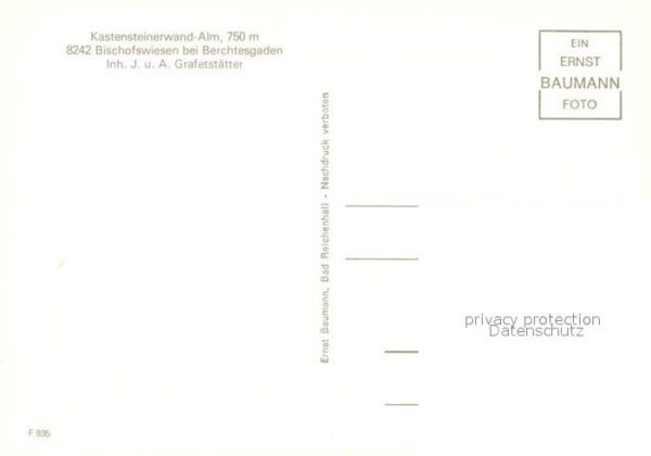 Bischofswiesen Kastensteinerwand Alm Terrasse – Bild 2