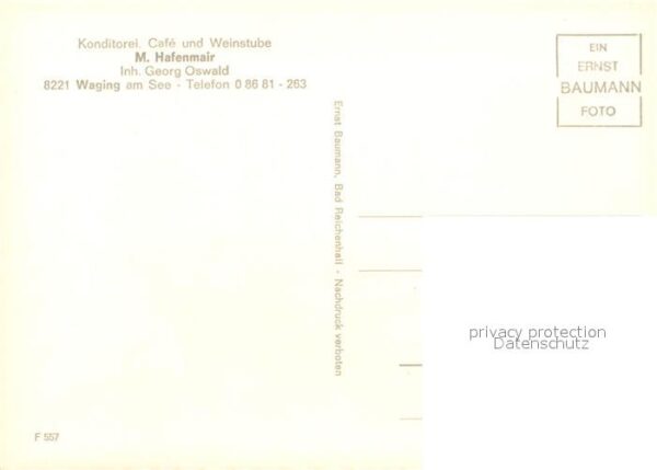 Waging See Cafe Weinstube Hafenmair – Bild 2