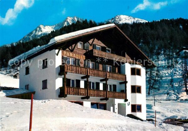 Sulden Solda Sporthotel Paradiso Wintersportplatz Or