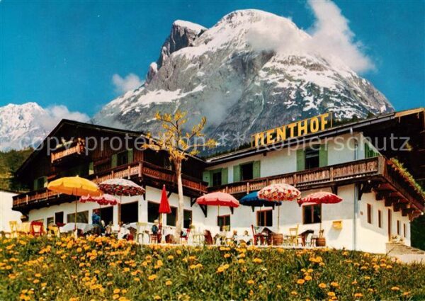 Moesern Cafe Restaurant Hotel Menthof Blick auf