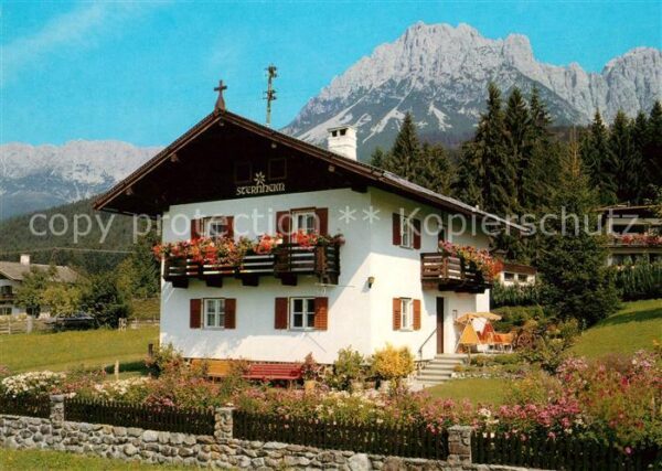 Ellmau Tirol Sternheim Gästehaus Pension Alpenblick