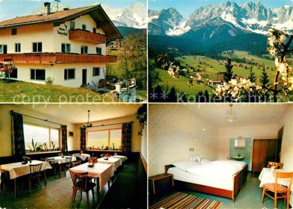 Going Wilden Kaiser Tirol Pension Kaiserhof Landschaftspanorama K