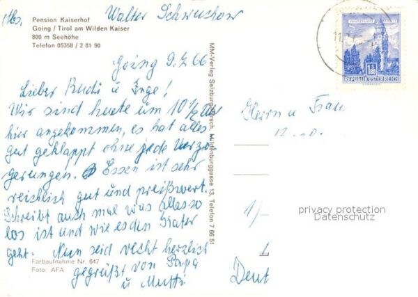 Going Wilden Kaiser Tirol Pension Kaiserhof Landschaftspanorama K – Bild 2