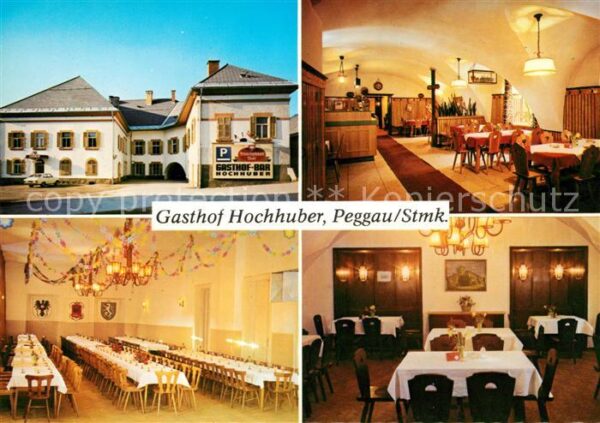 Peggau Gasthof Hochhuber Gasträume Speisesaal
