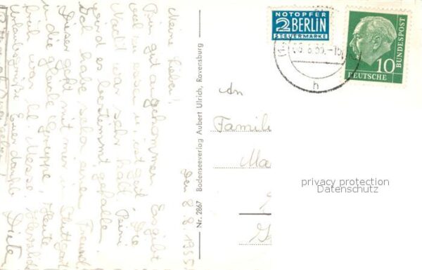 Friedrichshafen Bodensee Altstadt Hafen Fliegeraufnahme – Bild 2