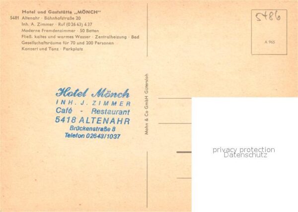 Altenahr Hotel Mönch – Bild 2