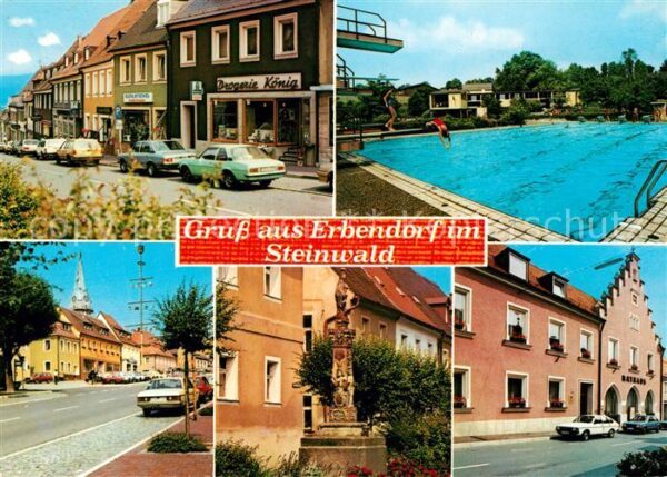 Erbendorf Rathaus Schwimmbad Drogerie König