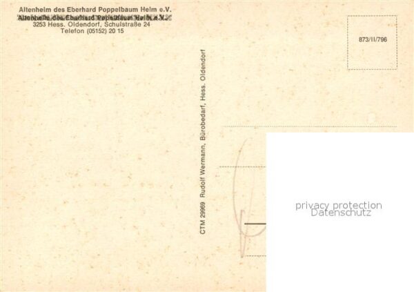 Hessisch Oldendorf Altenheim des Eberhard Poppelbaum Heim – Bild 2