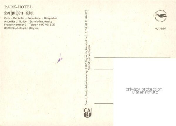 Bischofsgruen Park-Hotel Schulzen-Hof – Bild 2