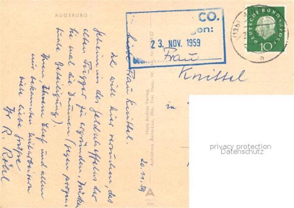 Augsburg Fliegeraufnahme – Bild 2
