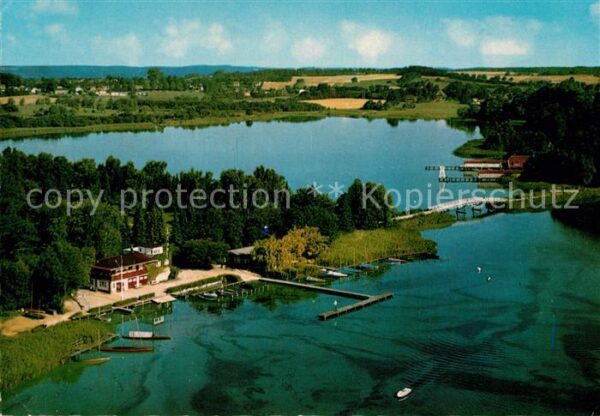Eutin Bootshaus Badeanstalt Fliegeraufnahme