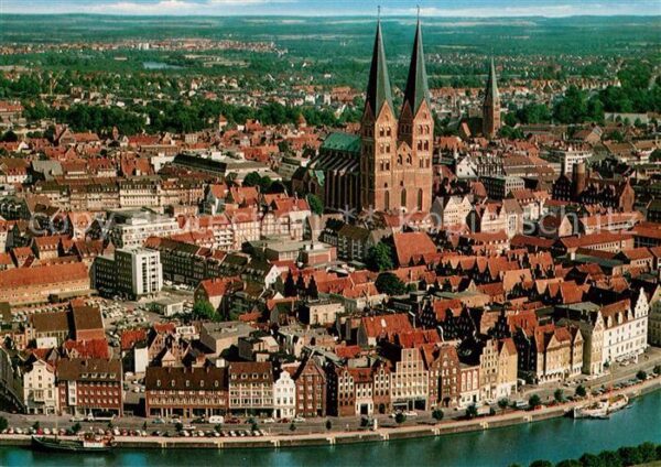 Luebeck Fliegeraufnahme