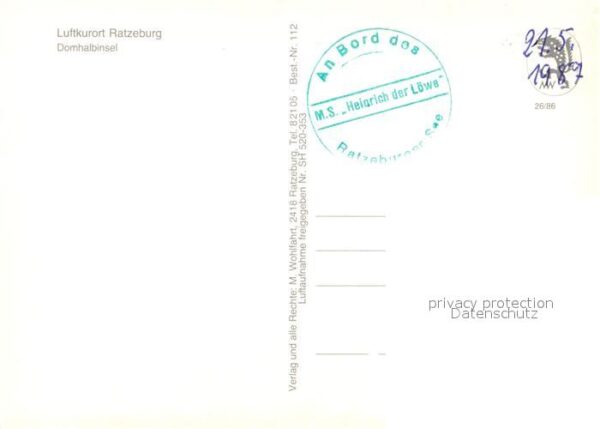 Ratzeburg Fliegeraufnahme – Bild 2
