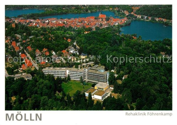 Moelln Lauenburg Fliegeraufnahme Rehaklinik Föhrenkamp