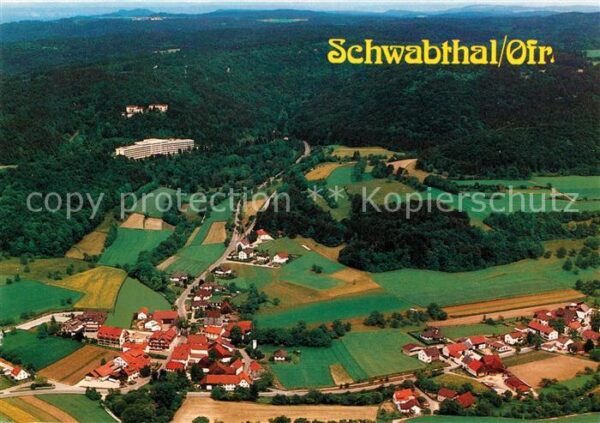 Schwabthal Fliegeraufnahme Kurklinik Lautergrund